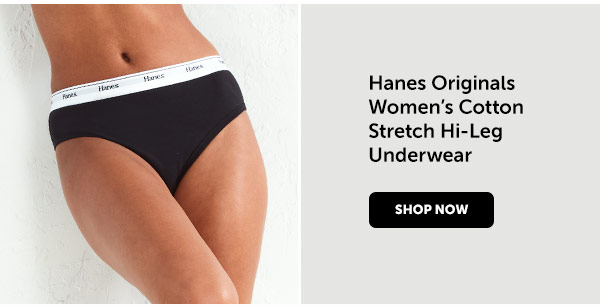  Hanes Women's Originals Thong Panties, Breathable
