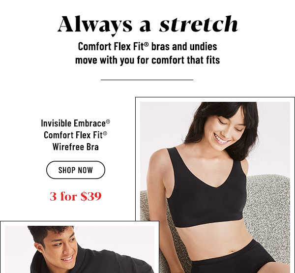 Find Your Fit: Comfort Flex Fit Bras & Underwear - Hanes