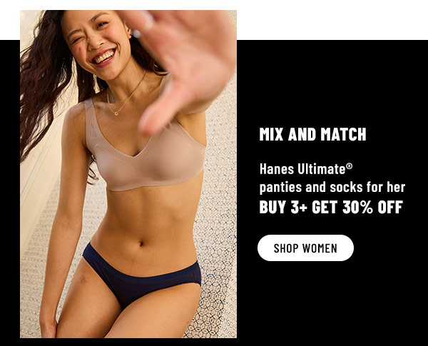 Women's Hanes Underwear: Shop Hanes Bras, Panties and More